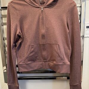 Vuori Brown Zip-Up Hoodie